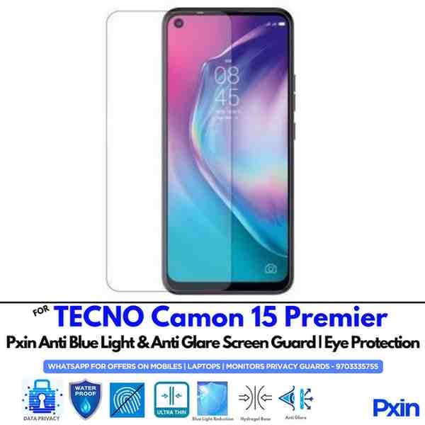 TECNOCamon15Premier Mobile Anti Bluelight and Anti glare Screen Guard