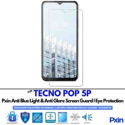 TECNOPOP5P Mobile Anti Bluelight and Anti glare Screen Guard