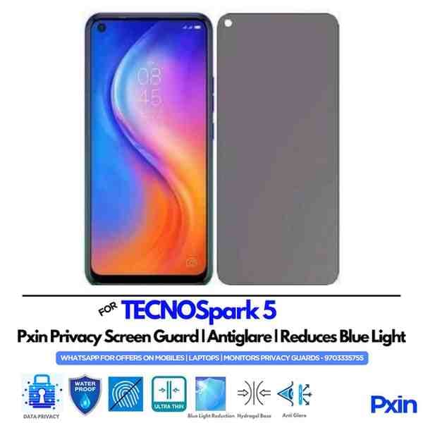 TECNOSpark5 Mobile Privacy Screen Guard