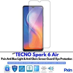 TECNOSpark6Air Mobile Anti Bluelight and Anti glare Screen Guard