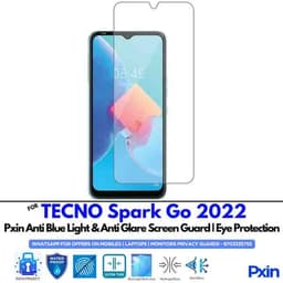 TECNOSparkGo2022 Mobile Anti Bluelight and Anti glare Screen Guard