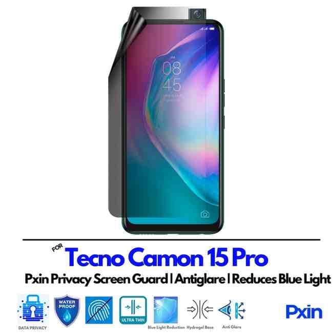 Tecno Camon 15 Pro Mobile Privacy Screen Guard