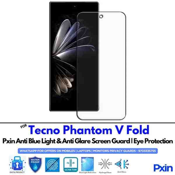 Anti Blue Light and Anti Glare Screen Guard for Tecno Phantom V Fold Mobile