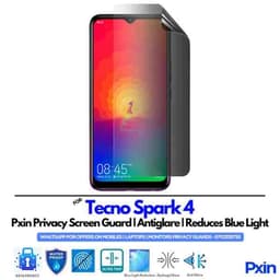 Tecno Spark 4 Mobile Privacy Screen Guard