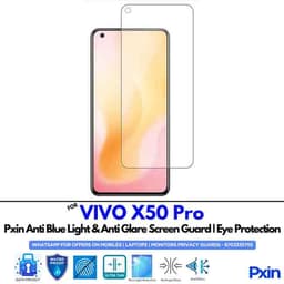 VIVOX50Pro Mobile Anti Bluelight and Anti glare Screen Guard