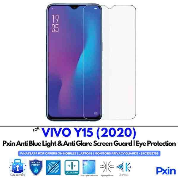 VIVOY15 Mobile Anti Bluelight and Anti glare Screen Guard