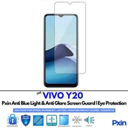 VIVOY20 Mobile Anti Bluelight and Anti glare Screen Guard