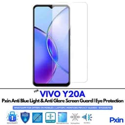 VIVOY20A Mobile Anti Bluelight and Anti glare Screen Guard