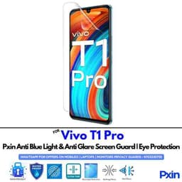 Anti Blue Light and Anti Glare Screen Guard for Vivo T1 Pro Mobile