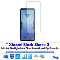 XiaomiBlackShark3 Mobile Anti Bluelight and Anti glare Screen Guard