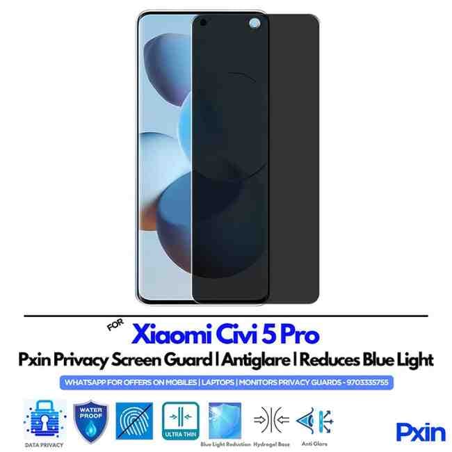 XiaomiCivi5Pro Mobile Privacy Screen Guard