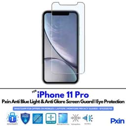 Anti Blue Light and Anti Glare Screen Guard for iPhone 11 Pro