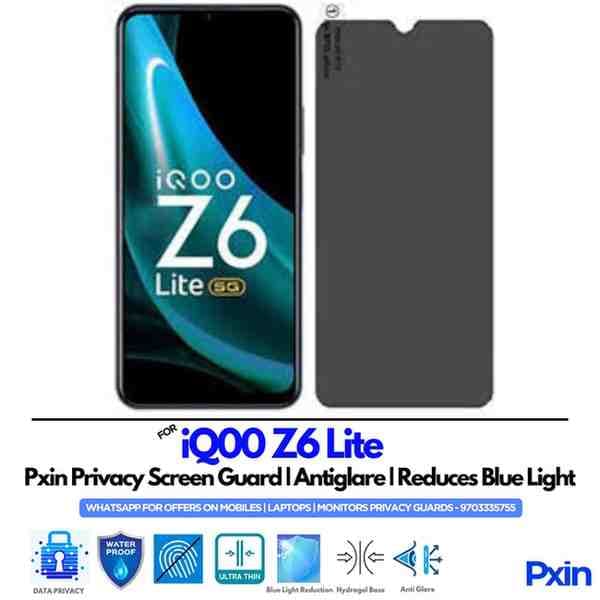 iQOO Z6 Lite Mobile Privacy Screen Guard