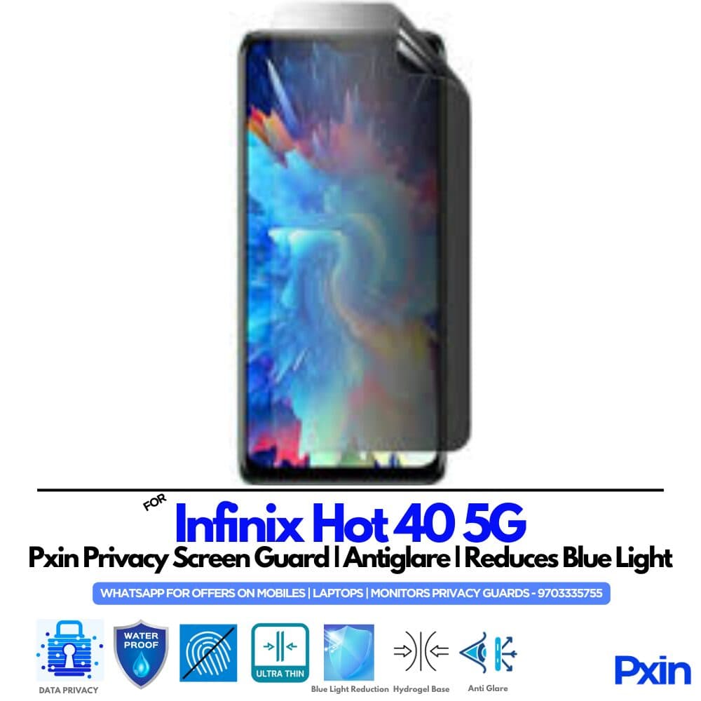 Infinix Hot 40 5G Privacy Screen Guard