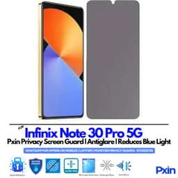 Infinix Note 30 Pro 5G Privacy Screen Guard