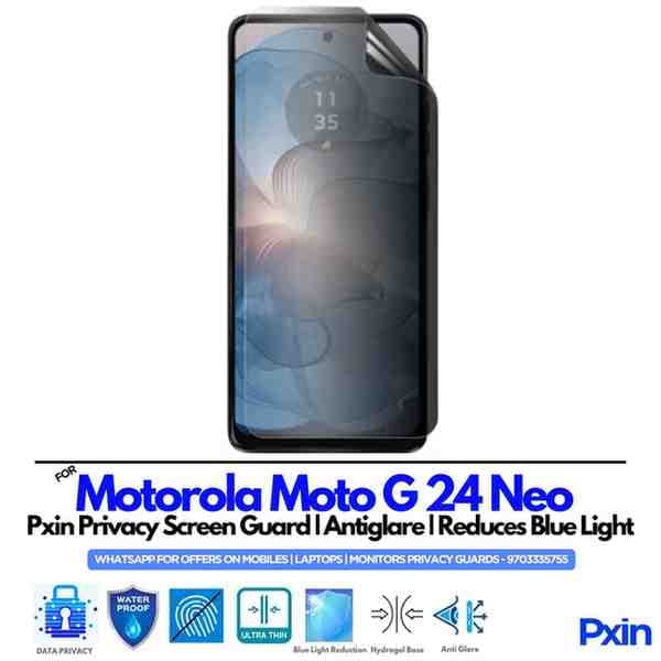 Motorola Moto G24 Neo Privacy Screen Guard