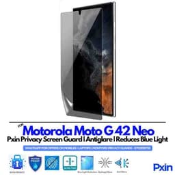 Motorola Moto G42 Neo Privacy Screen Guard