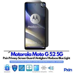 Motorola Moto G52 5G Privacy Screen Guard