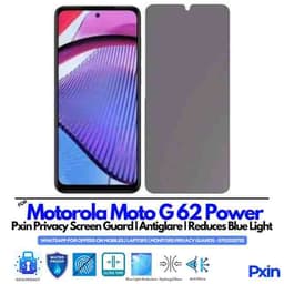 Motorola Moto G62 Power Privacy Screen Guard