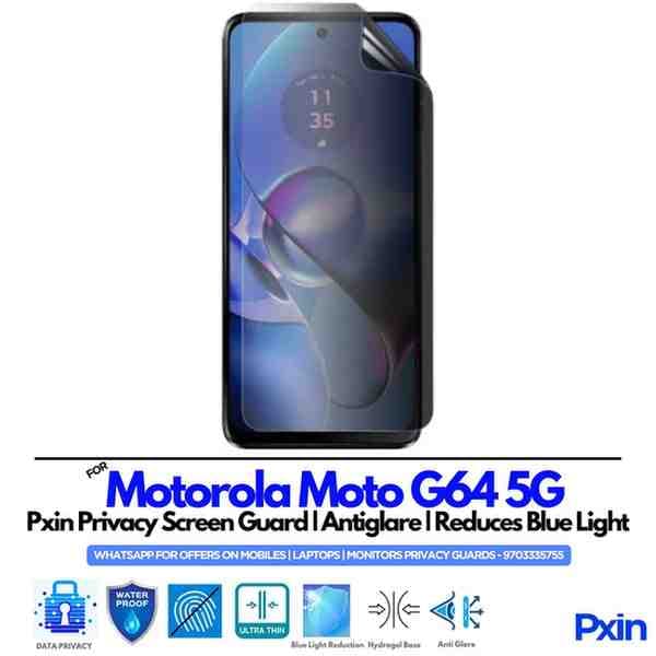 Motorola Moto G64 5G Privacy Screen Guard