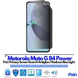 Motorola Moto G84 Power Privacy Screen Guard