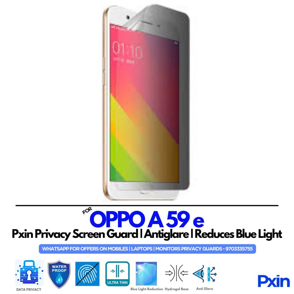 OPPO A 59 e Privacy Screen Guard