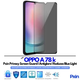 OPPO A 78 k Privacy Screen Guard