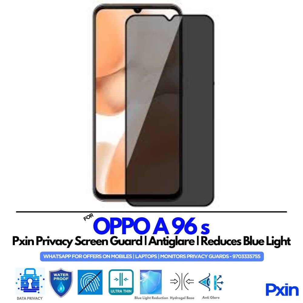 OPPO A 96 s Privacy Screen Guard