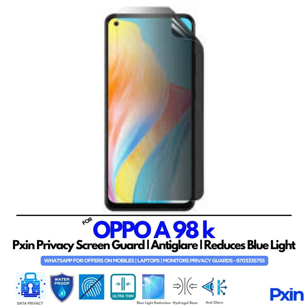 OPPO A 98 k Privacy Screen Guard
