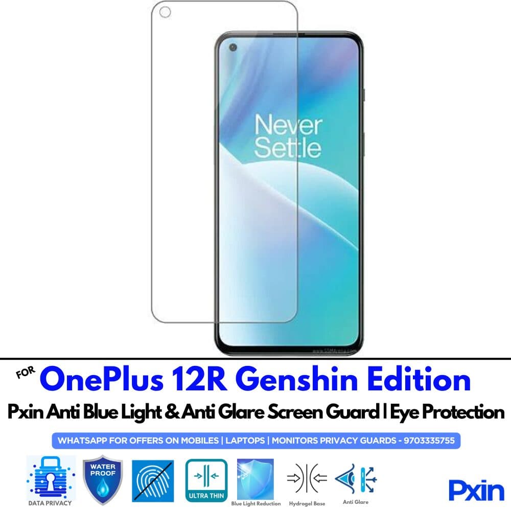 OnePlus 12R Genshin Edition Anti Glare Screen Guard