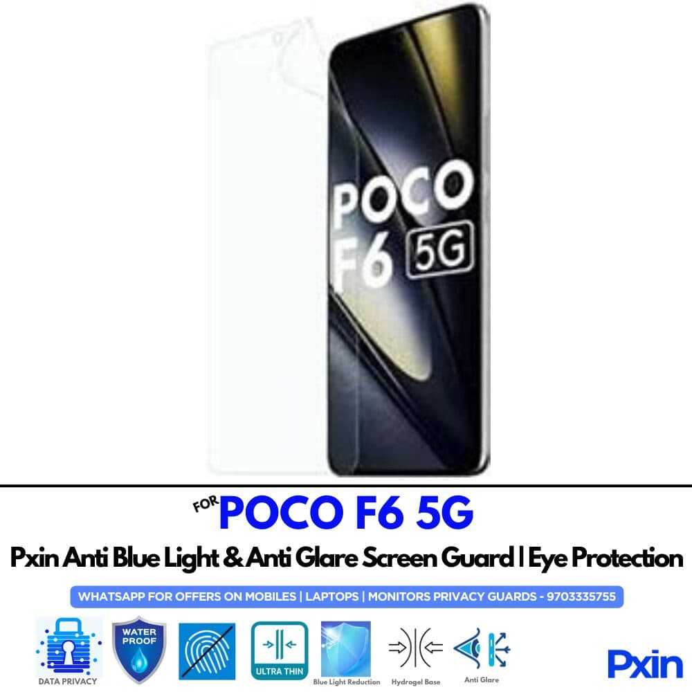 POCO F6 5G Anti Glare Screen Guard