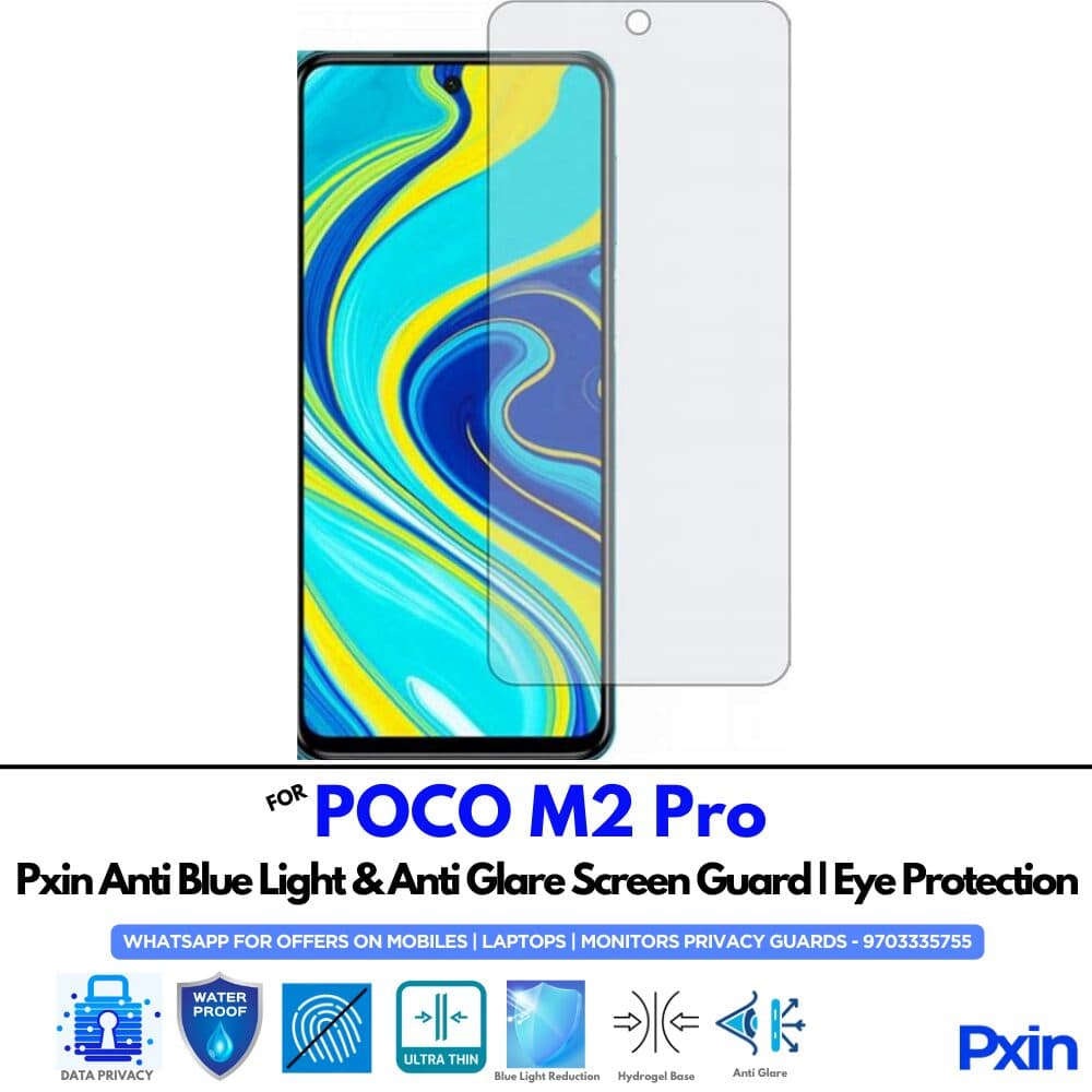 POCO M2 Pro Anti Glare Screen Guard