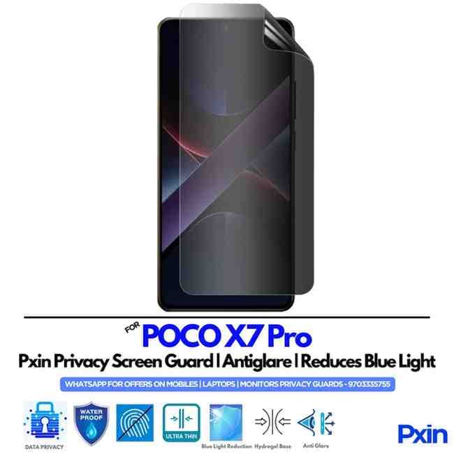 POCO X7 Pro Privacy Screen Guard