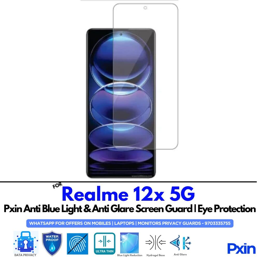Realme 12x 5G Anti Glare Screen Guard