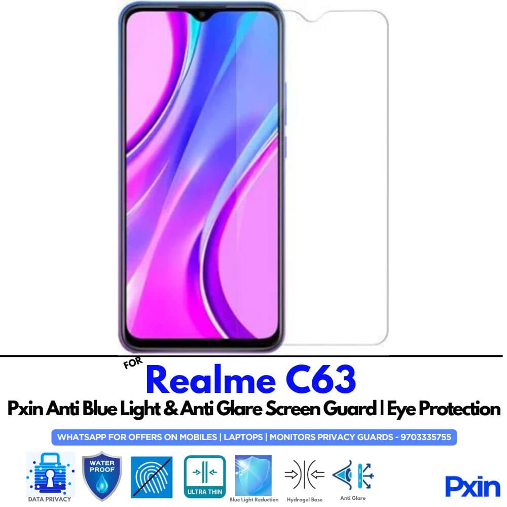 Realme C63 Anti Glare Screen Guard