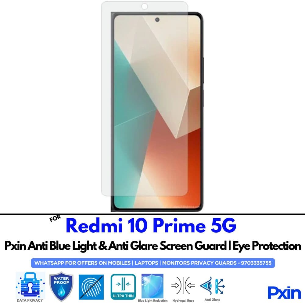 Redmi 10 Prime 5G Anti Glare Screen Guard