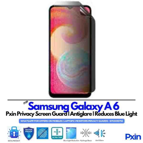 Samsung Galaxy A 6 Privacy Screen Guard