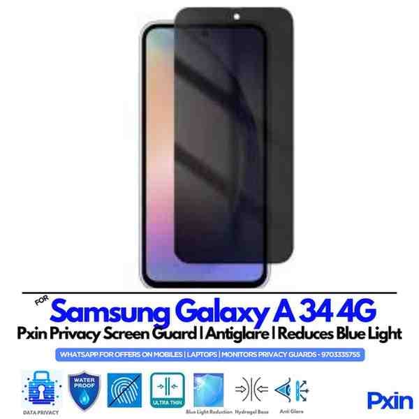 Samsung Galaxy A34 4G Privacy Screen Guard