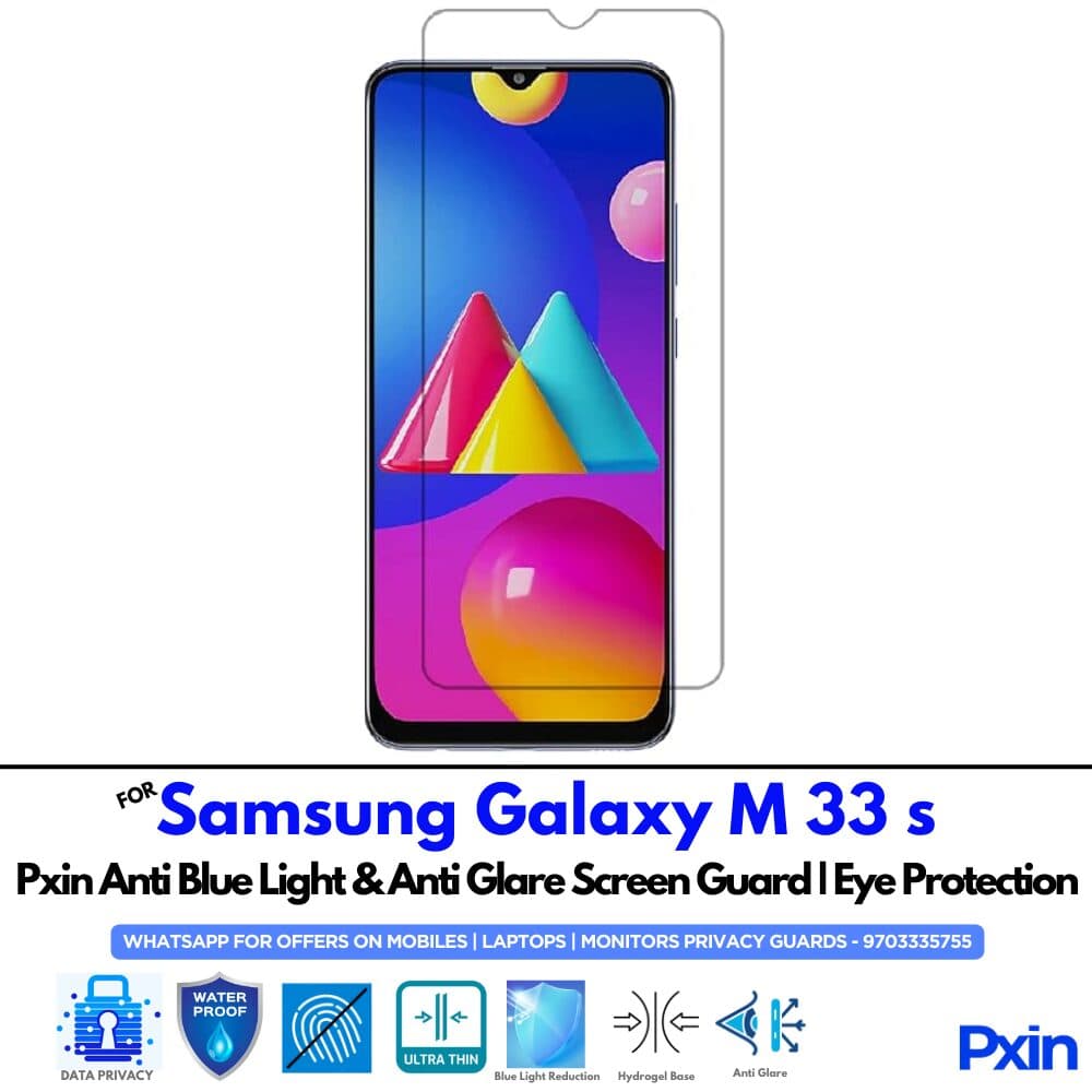 Samsung Galaxy M 33 s Anti Glare Screen Guard