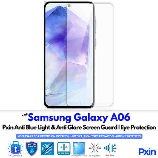 SamsungGalaxyA06 Mobile Anti Blue Light and Anti Glare Screen Guard