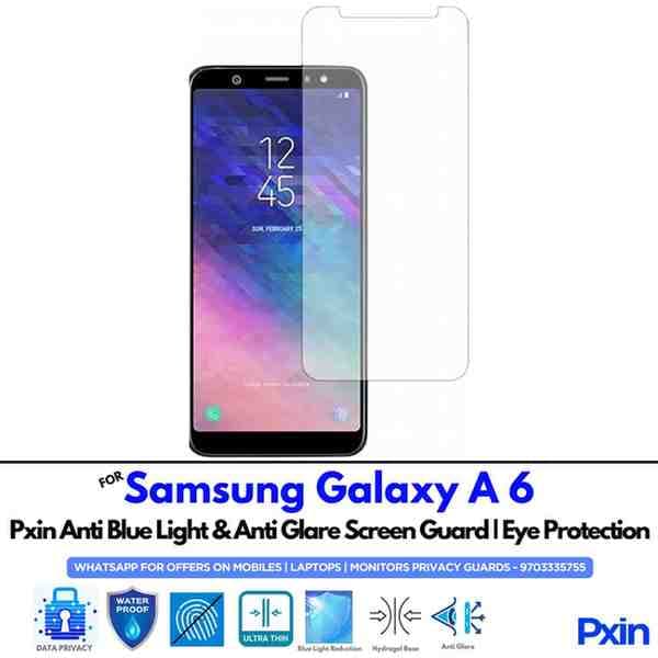 SamsungGalaxyA6 Mobile Anti Blue Light and Anti Glare Screen Guard