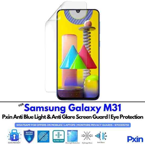 Anti Blue Light and Anti Glare Screen Guard for Samsung Galaxy M31