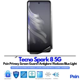Tecno Spark 8 5G Privacy Screen Guard