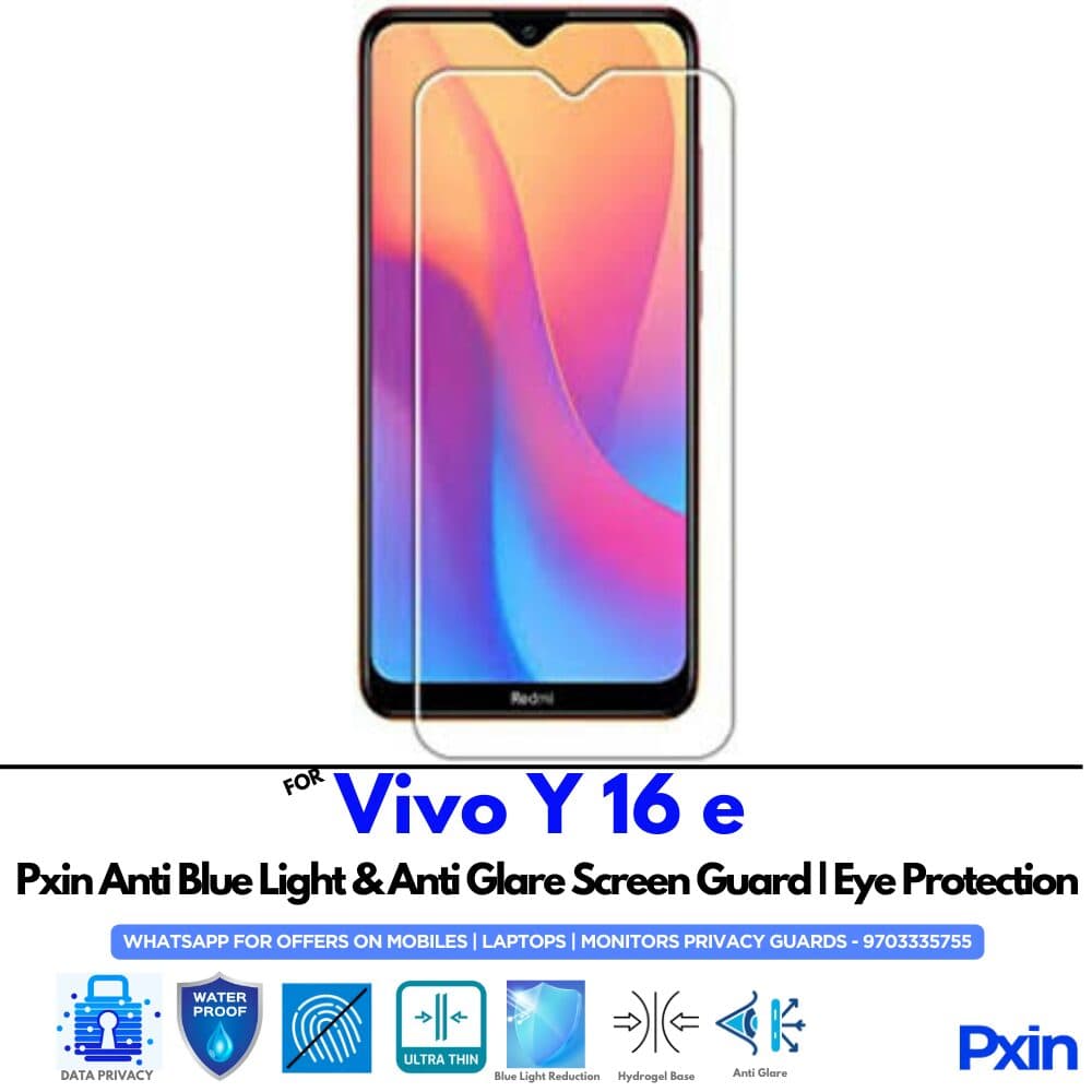 Vivo Y 16 e Anti Glare Screen Guard