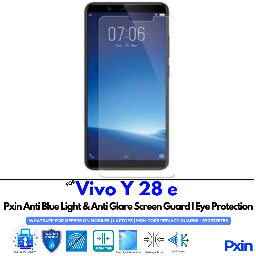 Vivo Y 28 e Anti Glare Screen Guard