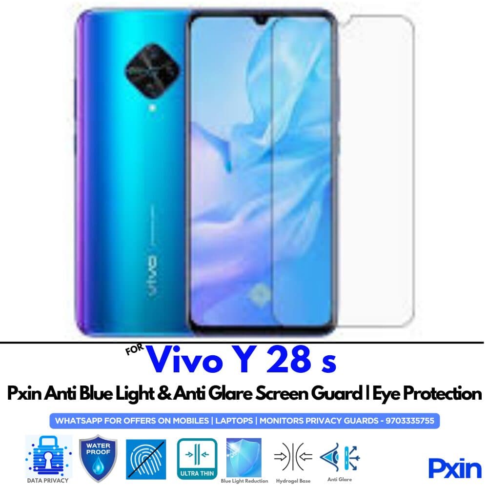 Vivo Y 28 s Anti Glare Screen Guard