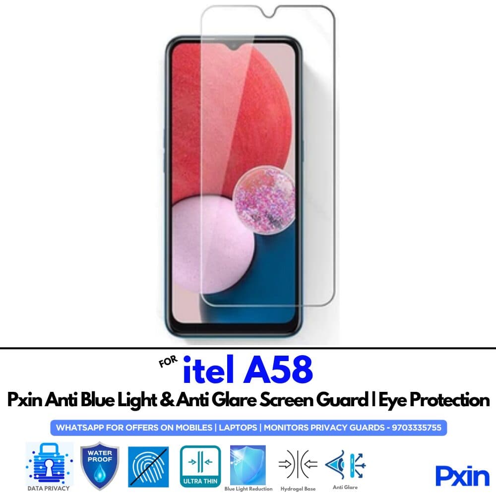 itel A58 Anti Glare Screen Guard