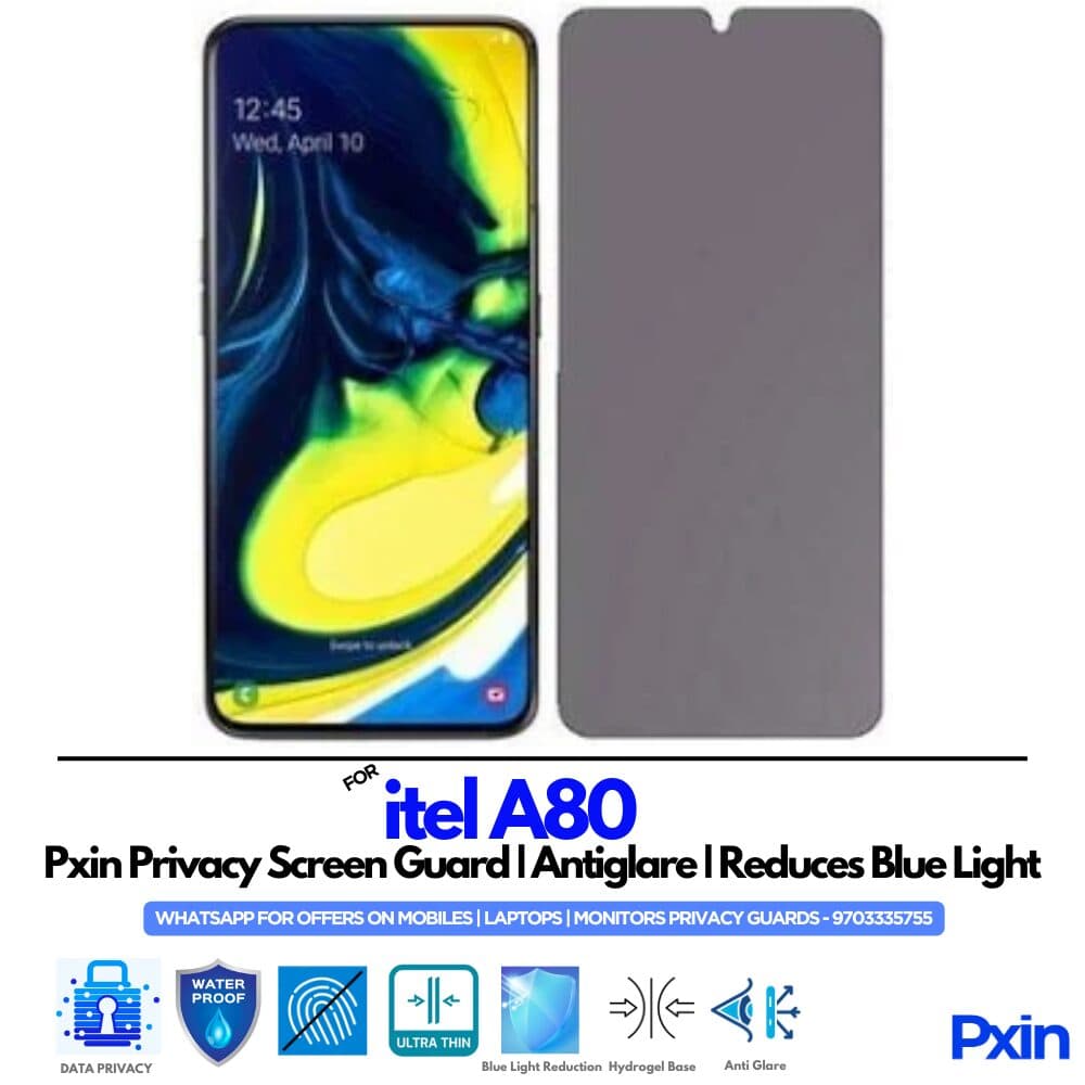 itel A80 Privacy Screen Guard