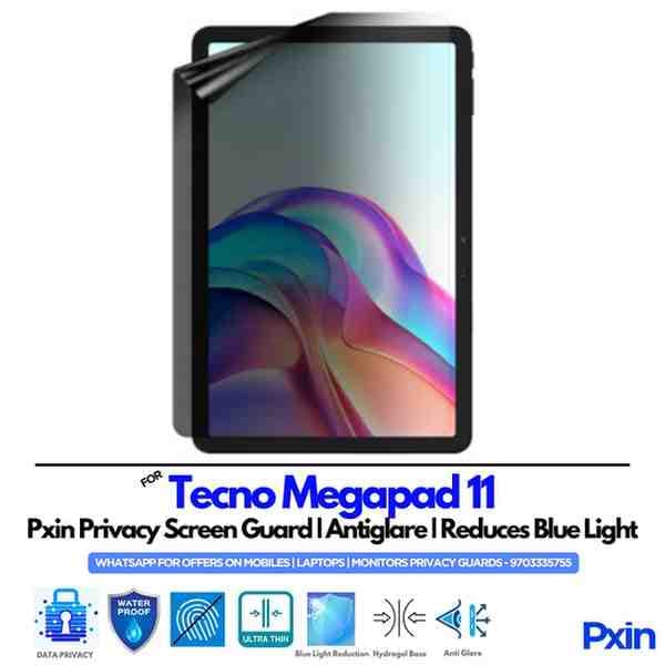 Tecno Megapad 11 Privacy Screen Guard