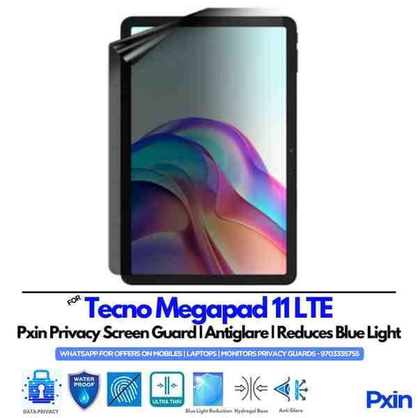 Tecno Megapad 11 LTE Privacy Screen Guard